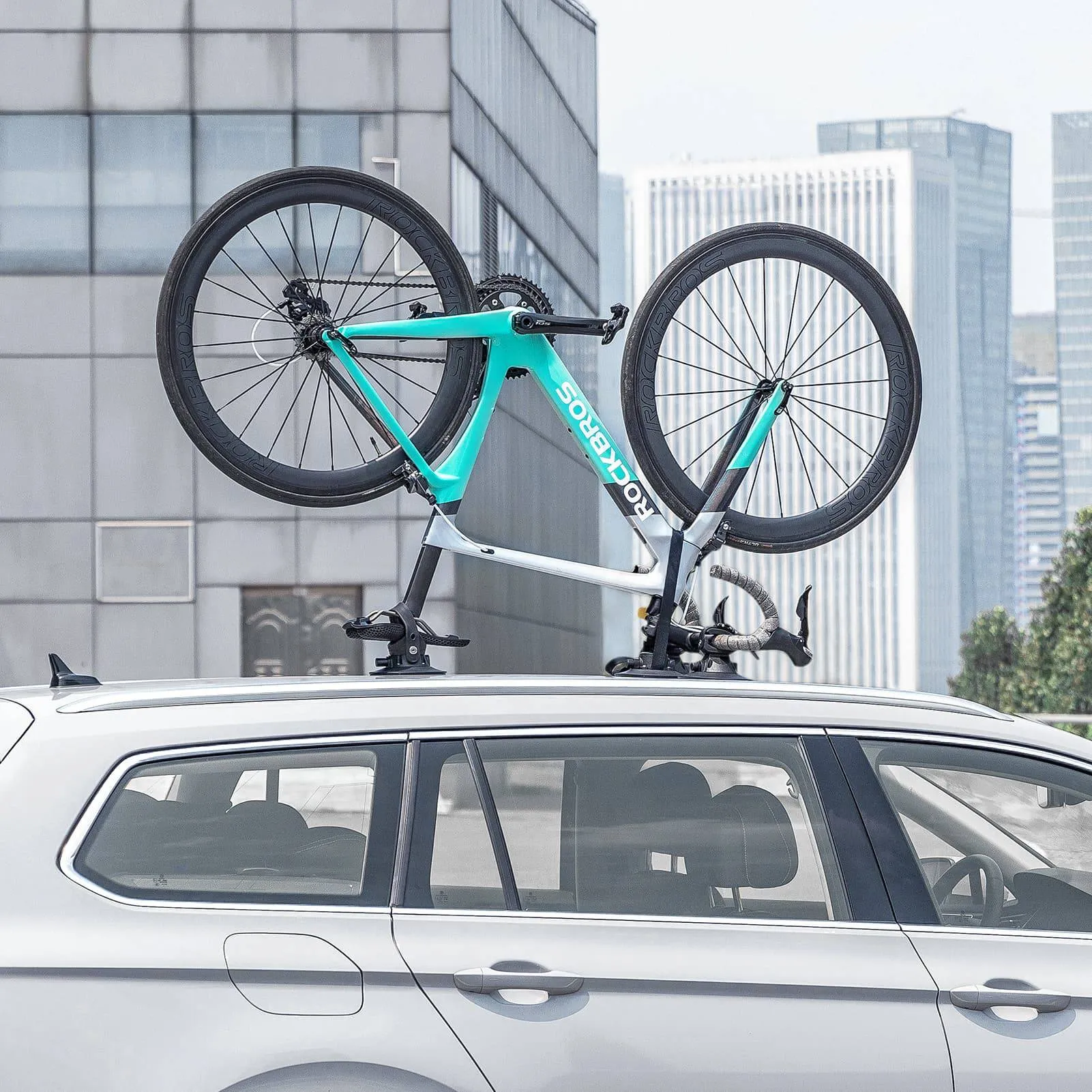 ROCKBRSO Fahrradträger Tragbar Autodachträger Einfach zu installieren