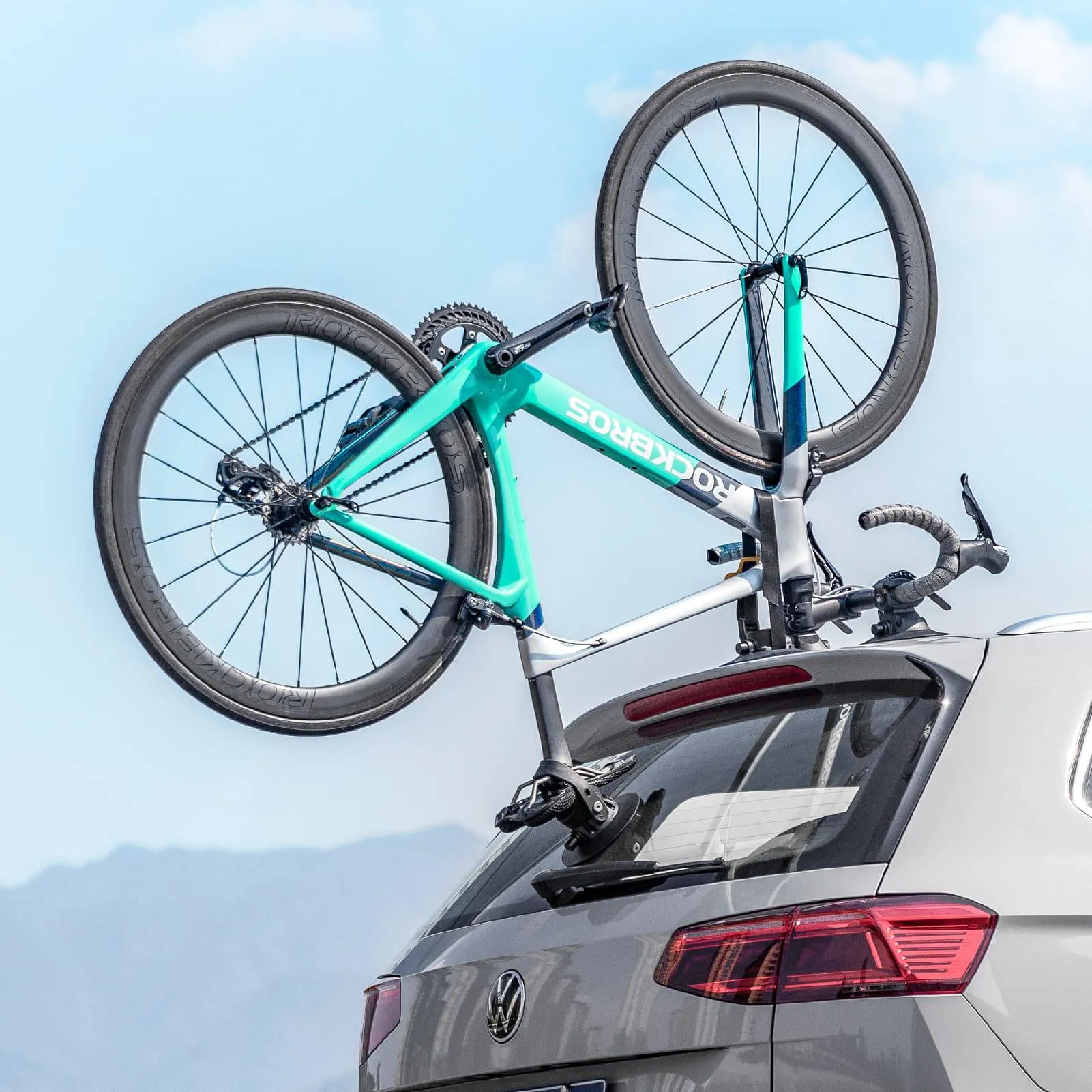 ROCKBRSO Fahrradträger Tragbar Autodachträger Einfach zu installieren