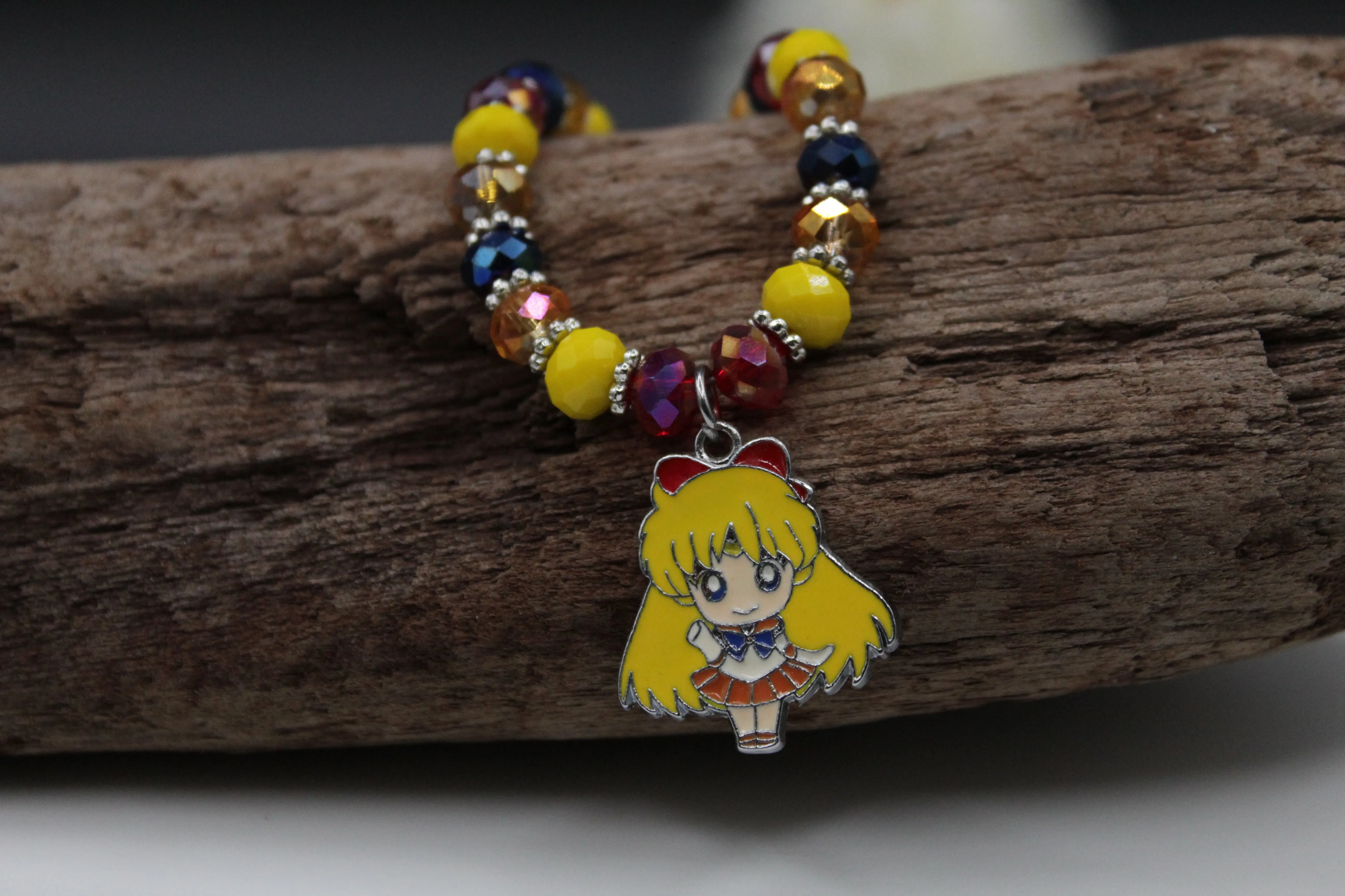 Salior moon character bracelet