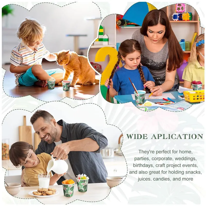 Set Of 4 Multi-Functional Paper Decorations Party Cups Ap-9121