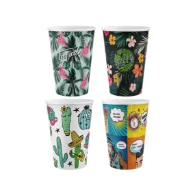 Set Of 4 Multi-Functional Paper Decorations Party Cups Ap-9121