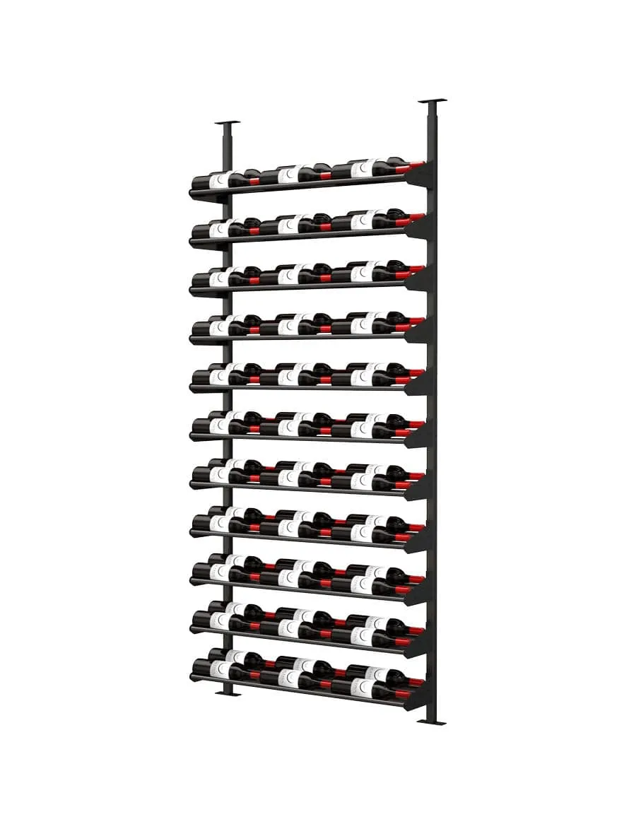 Showcase Standard Cascade Wine Rack Display Kit (66-99 Bottles)