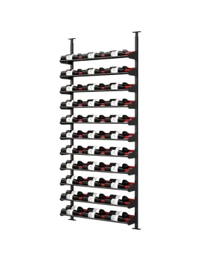 Showcase Standard Cascade Wine Rack Display Kit (66-99 Bottles)