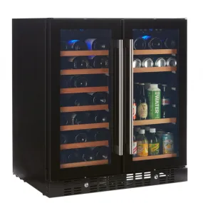 Smith & Hanks Smoked Black Glass Door Wine & Beverage Cooler (BEV176D)