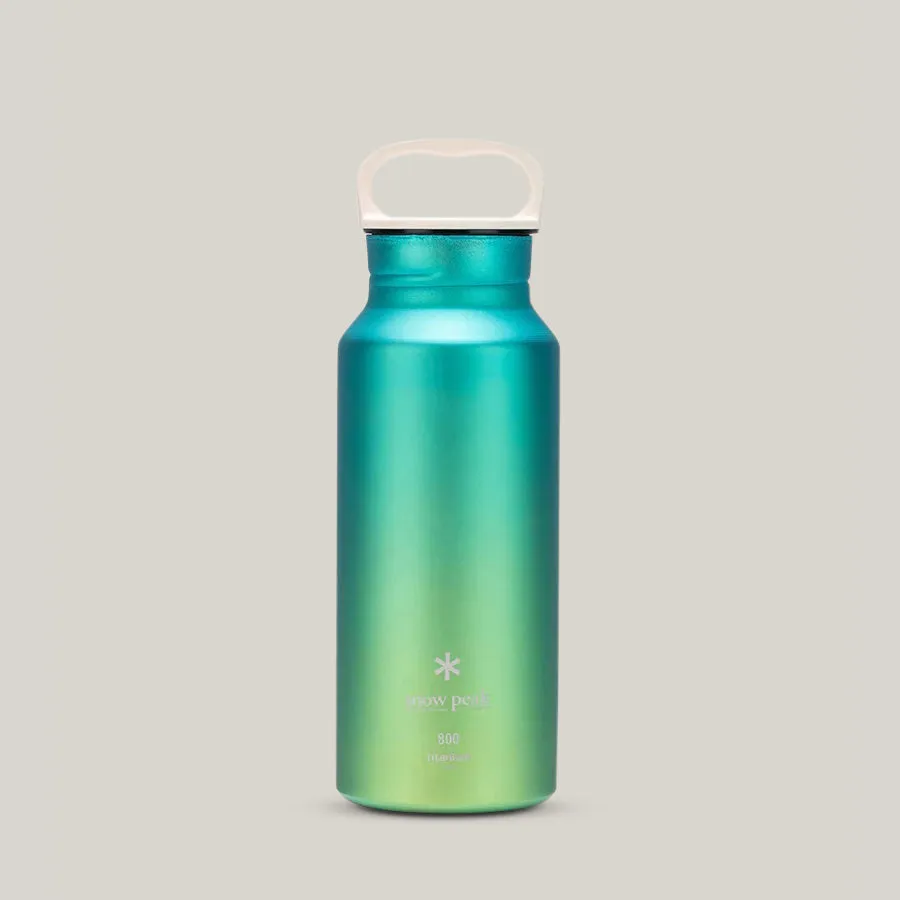 SNOW PEAK TITANIUM AURORA BOTTLE 800 - OCEAN