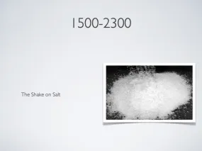 Sodium Education PowerPoint Show and Handouts - DOWNLOAD