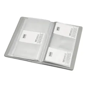Solo Business Cards Holder 240 Cards Grey BC 802