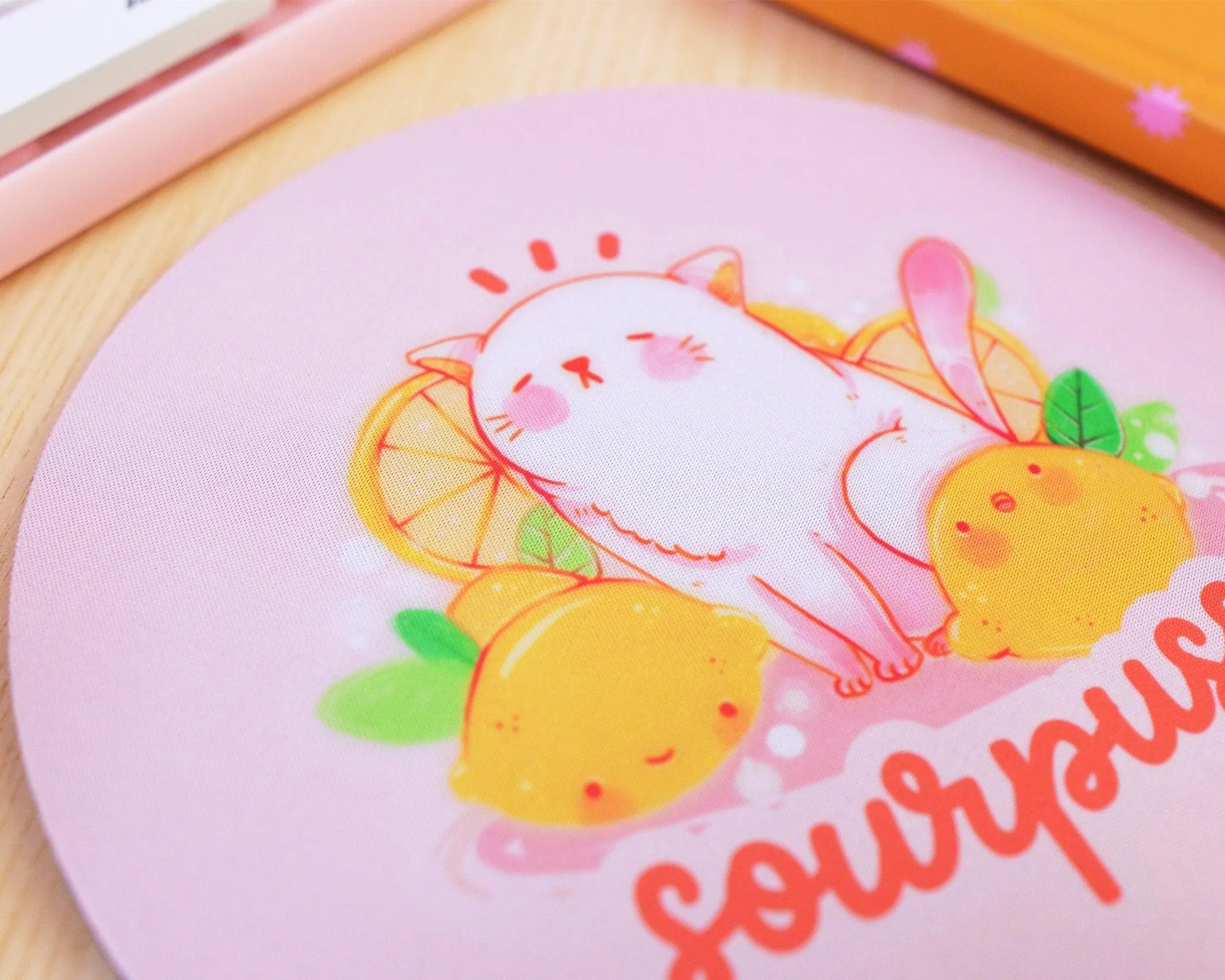 Sourpuss Citrus the Cat Official Katnipp Gaming Mouse Pad