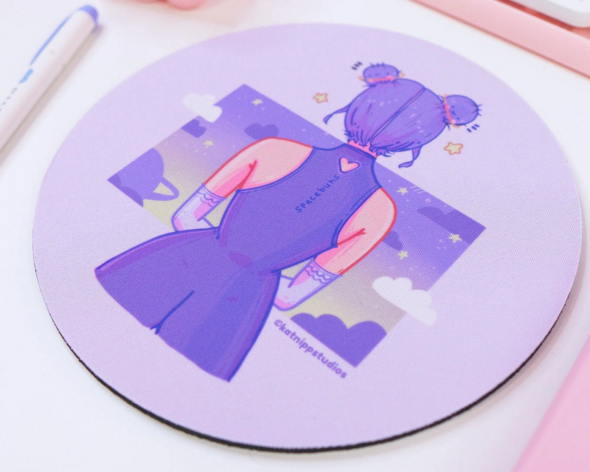 Space Buns Celestial Mouse Pad