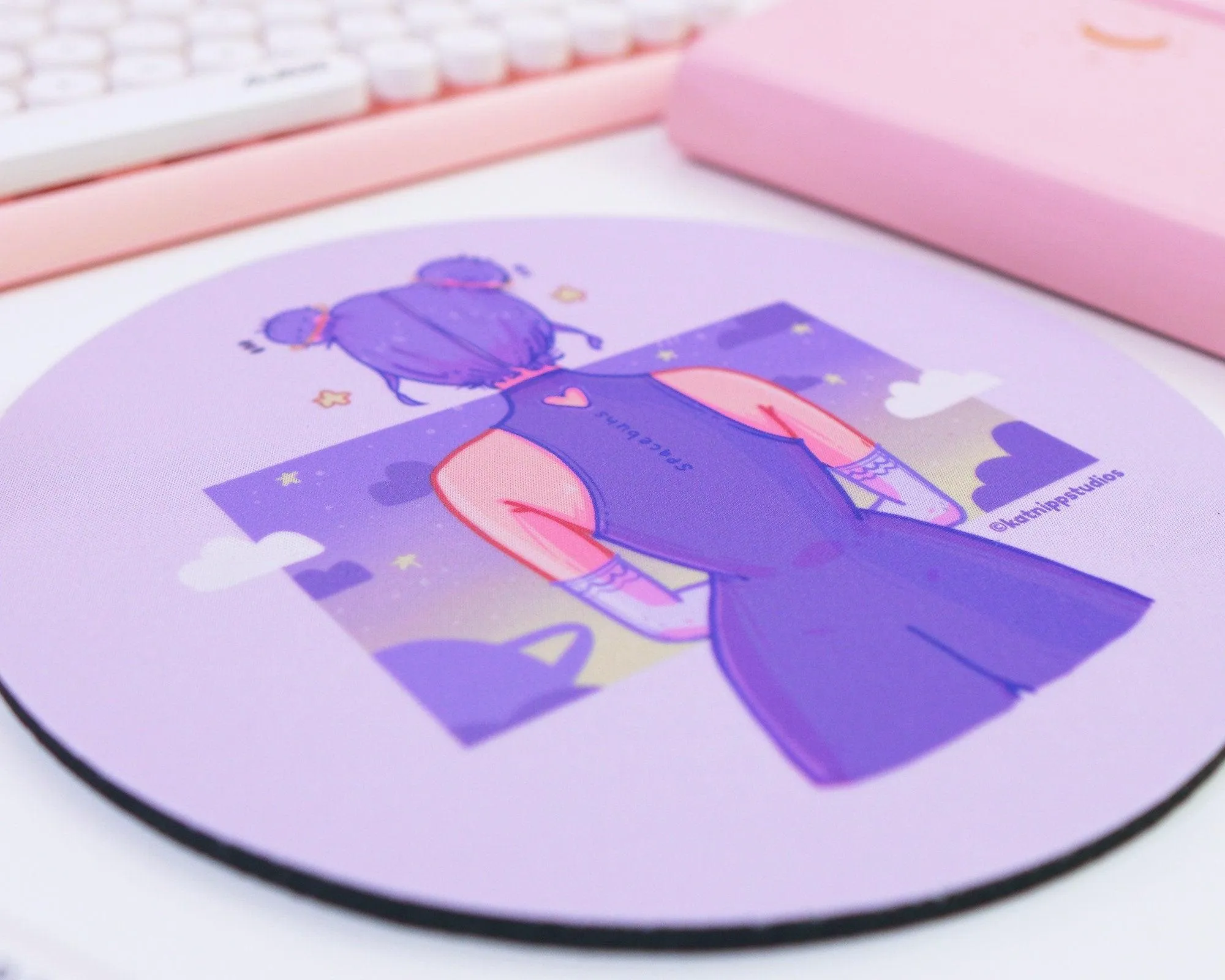 Space Buns Celestial Mouse Pad