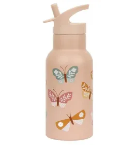 Stainless steel drink bottle: Butterflies