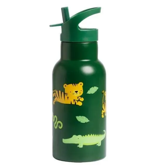 Stainless steel drink bottle - Jungle tiger