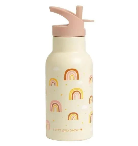 Stainless steel drink bottle - Rainbows
