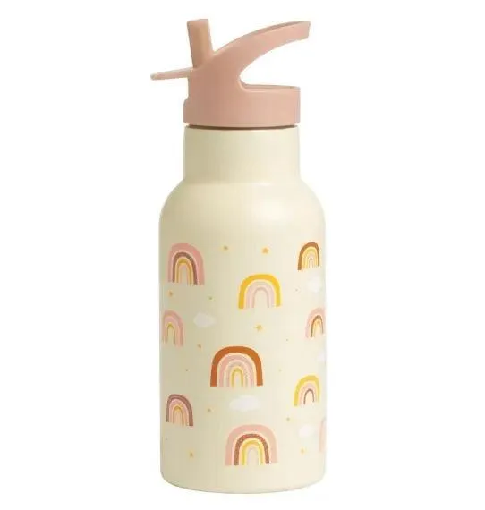 Stainless steel drink bottle - Rainbows