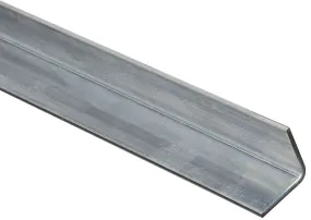 Stanley Hardware 4010BC Series N179-960 Angle Stock, 1-1/4 in L Leg, 48 in L, 0.12 in Thick, Steel, Galvanized :EA: QUANTITY: 1