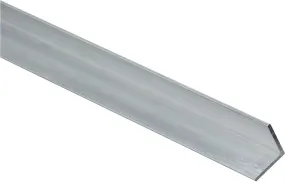 Stanley Hardware 4203BC Series N247-296 Angle Stock, 3/4 in L Leg, 48 in L, 1/16 in Thick, Aluminum, Mill :EA: QUANTITY: 1
