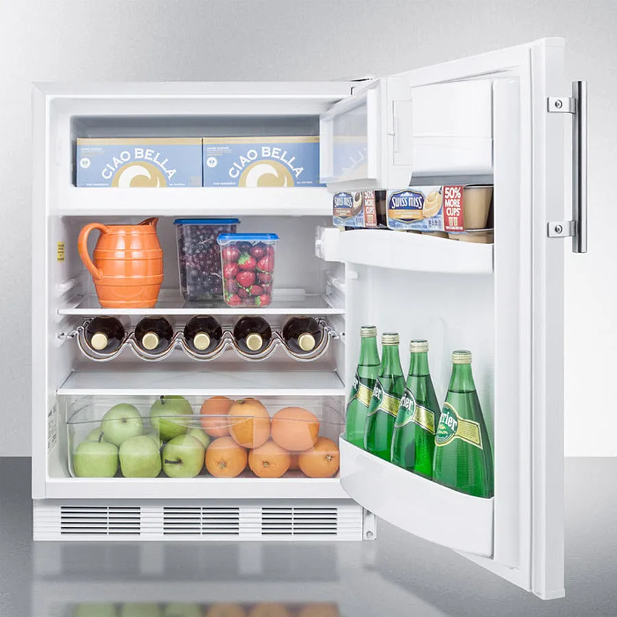 Summit 24" Wide Built-In Refrigerator-Freezer ADA Compliant - CT661WBIADA