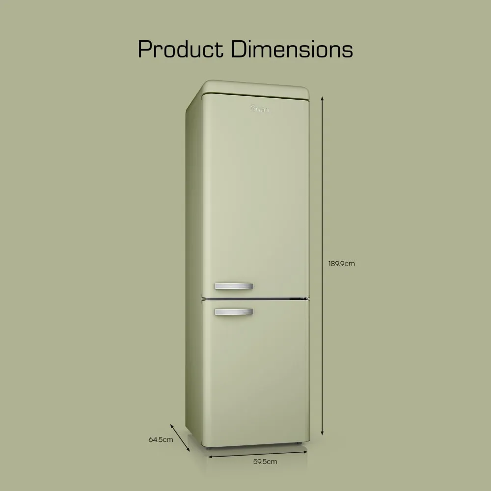 Swan Retro Fridge Freezer
