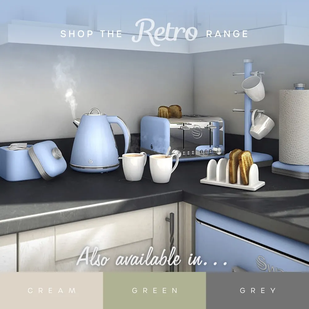 Swan Retro Fridge Freezer
