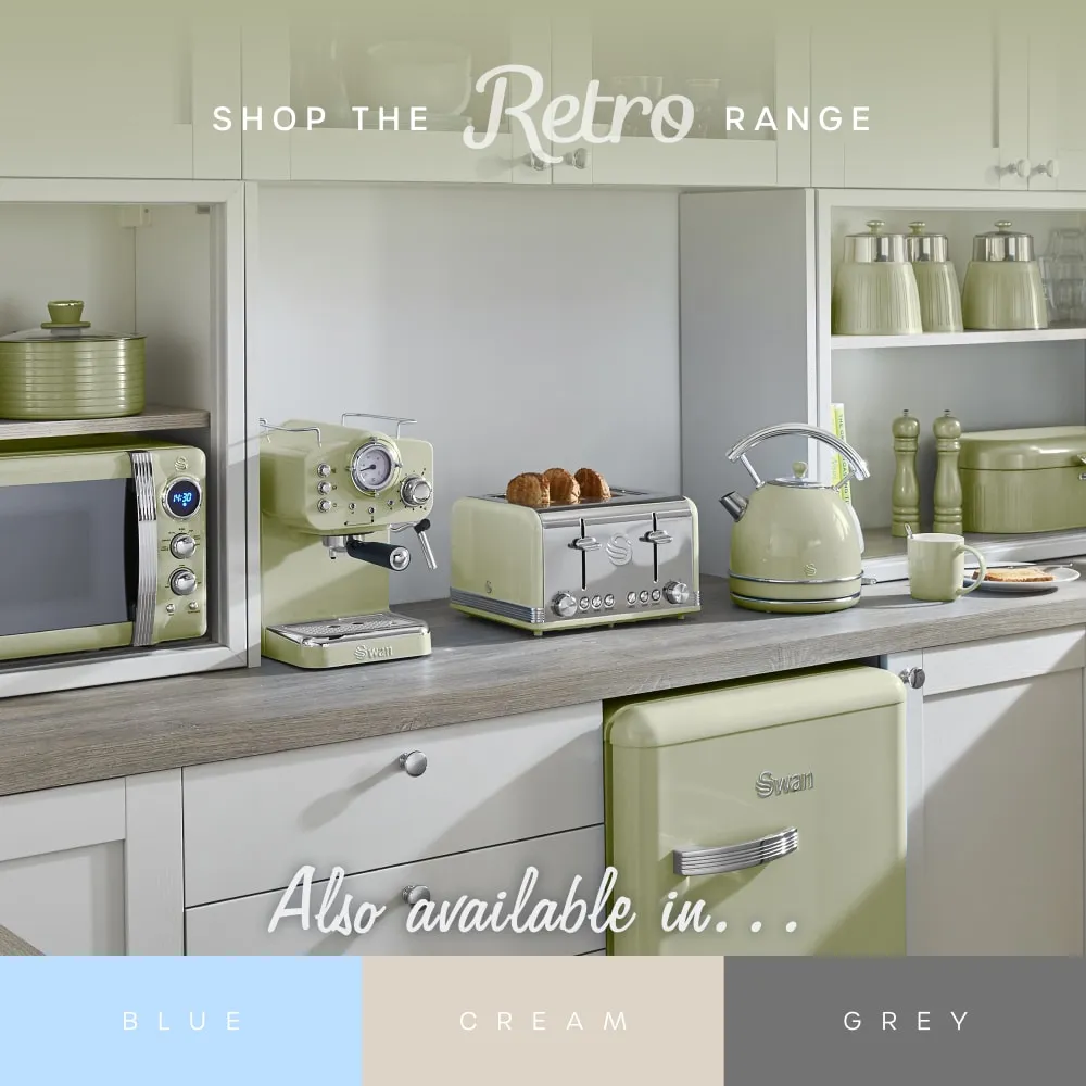 Swan Retro Fridge Freezer