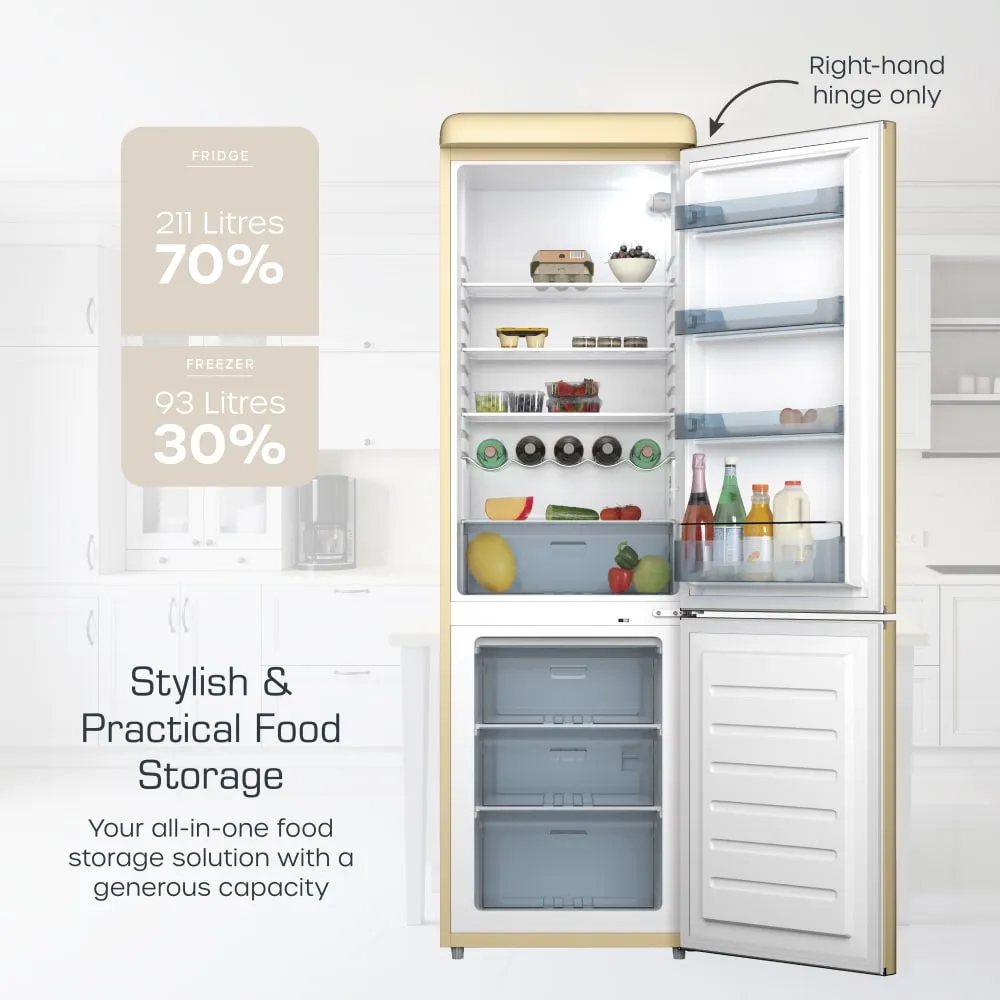 Swan Retro Fridge Freezer