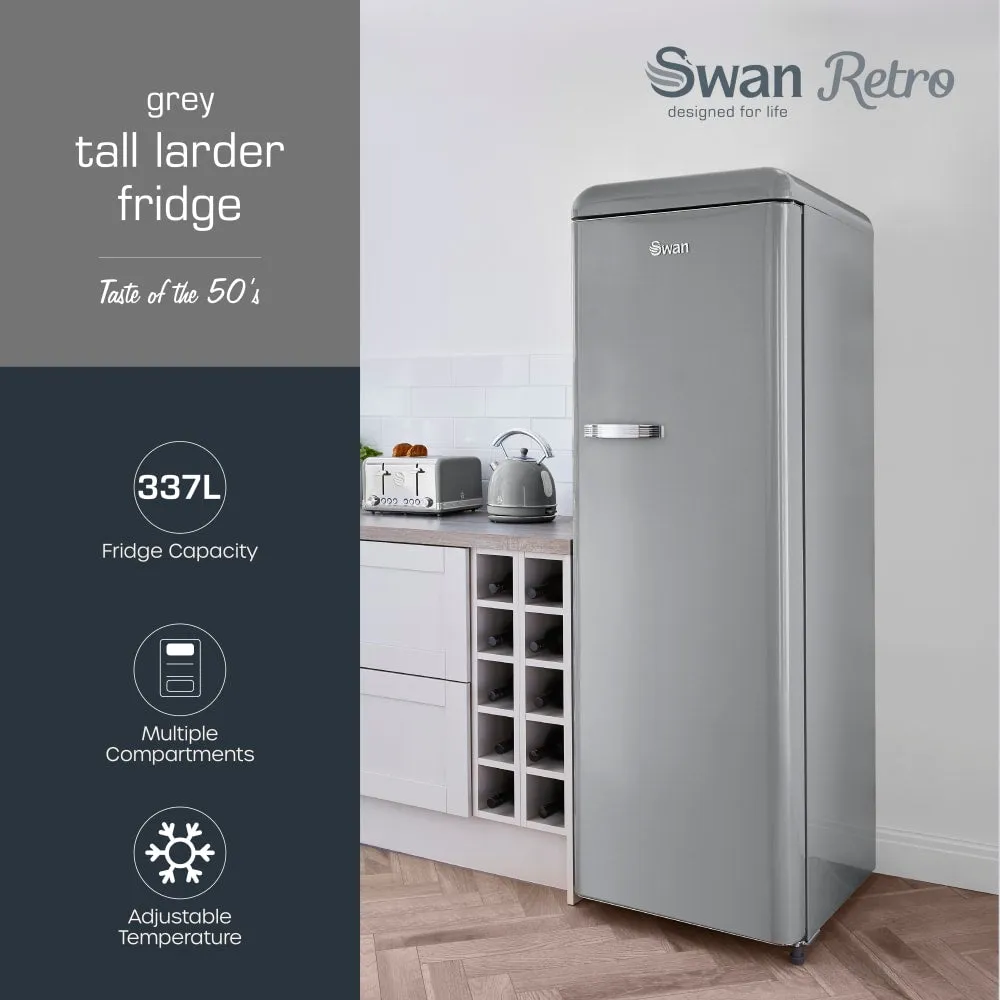 Swan Retro Tall Larder Fridge