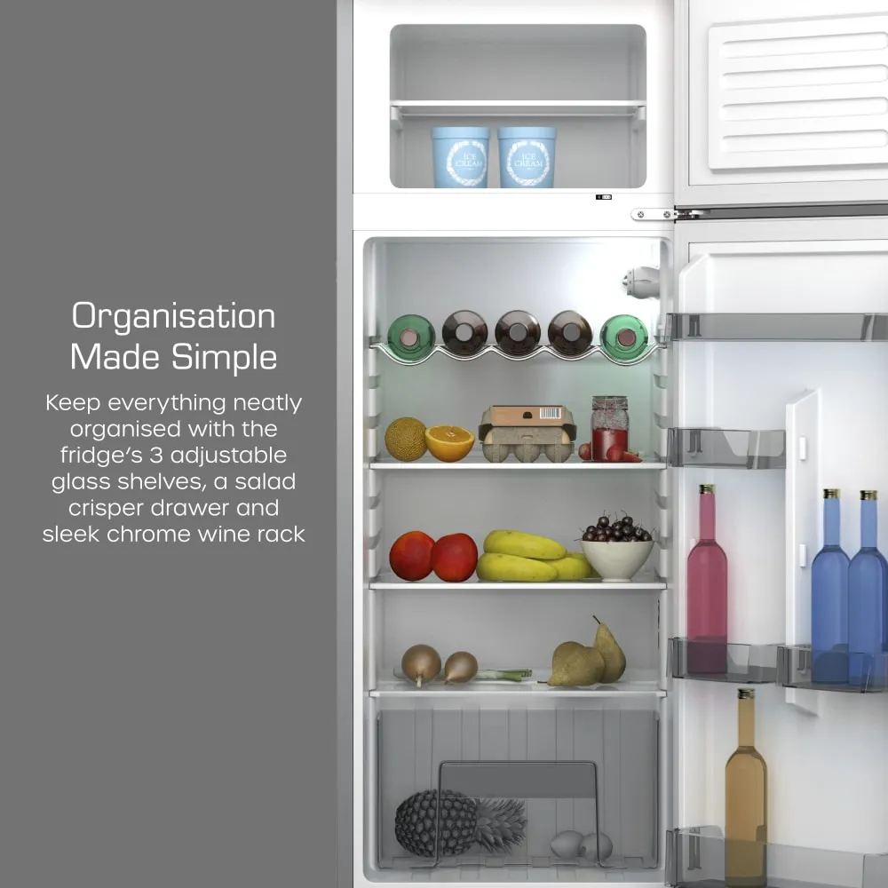 Swan Top Mounted Retro Fridge Freezer