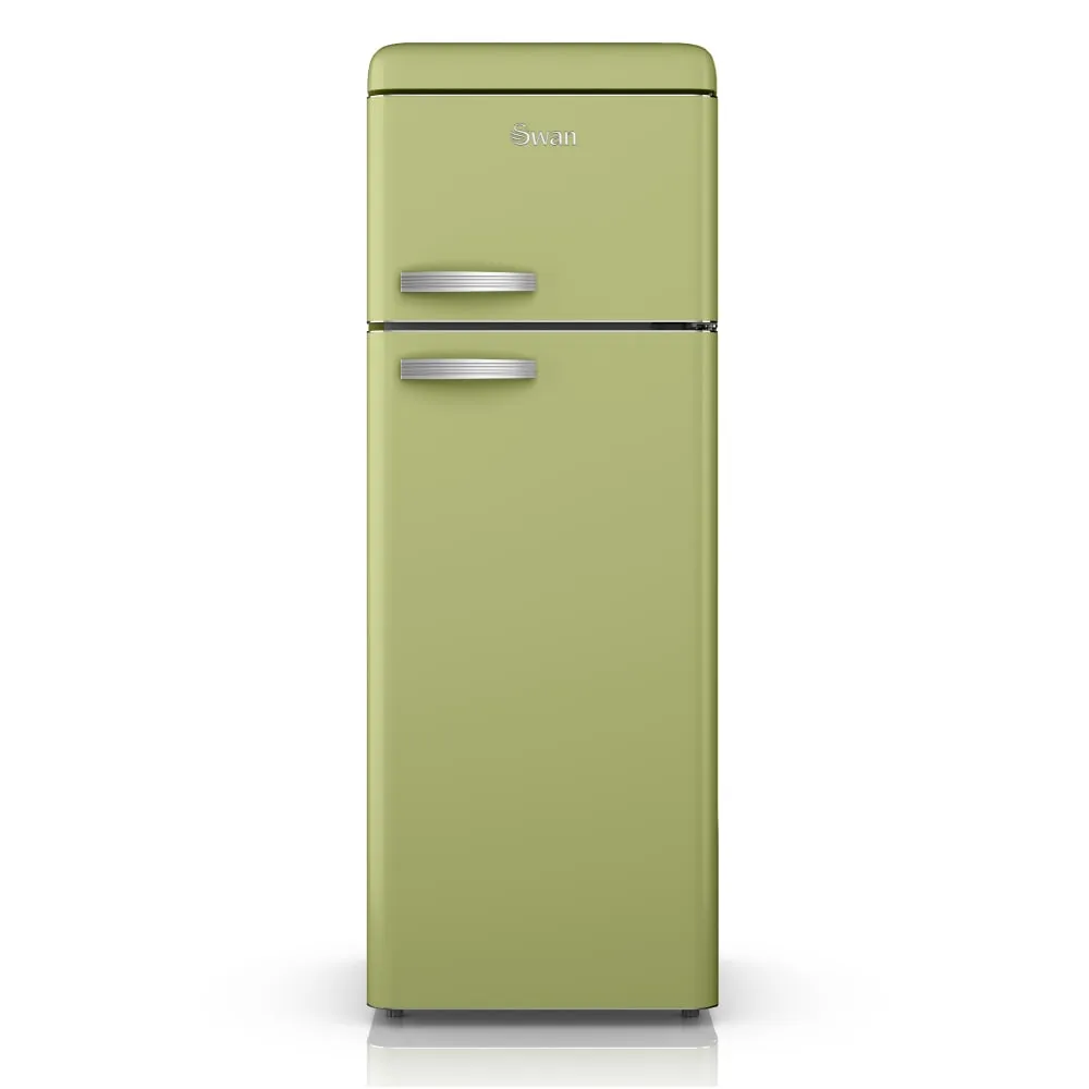 Swan Top Mounted Retro Fridge Freezer
