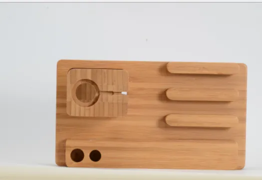 Universal Wood Bamboo Mobile Phone/Tablet Holder Stand | Apple Watch Bracket