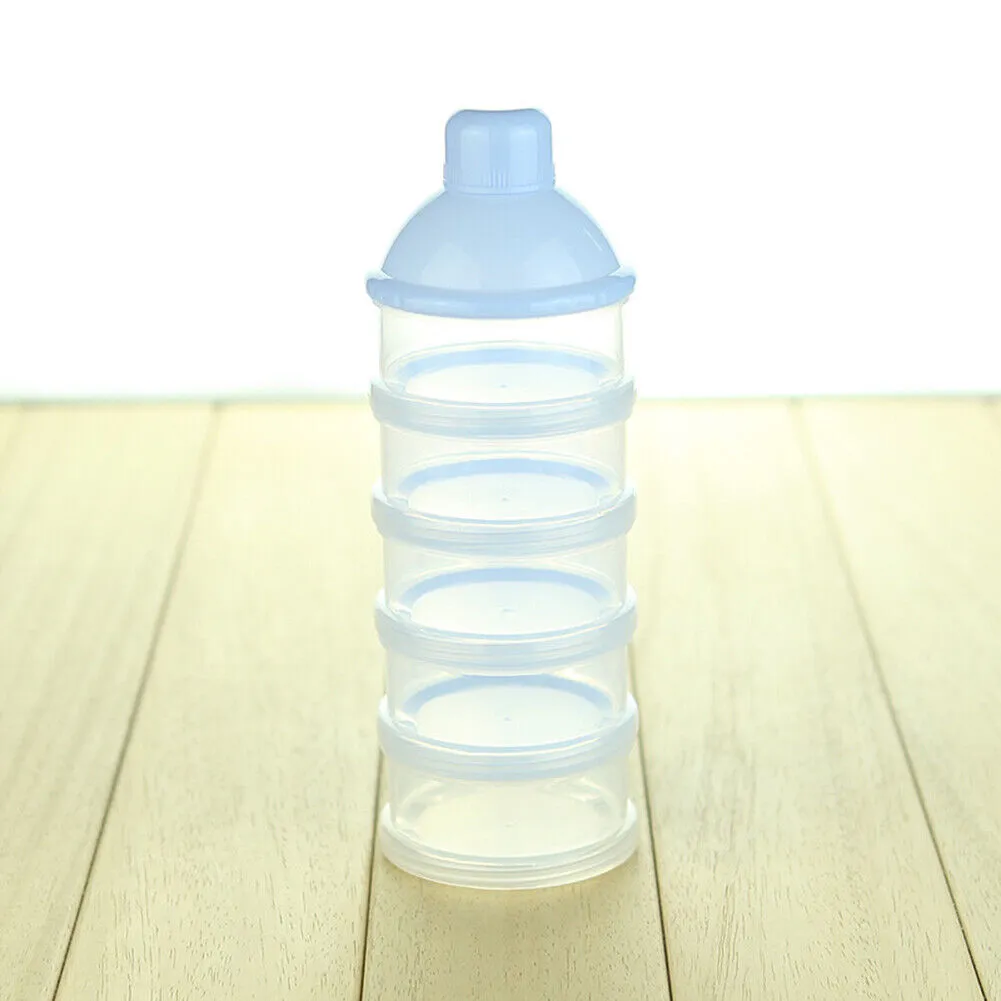 US 3-5 Layers Baby Milk Powder Formula Dispenser Stackable Storage Container Box