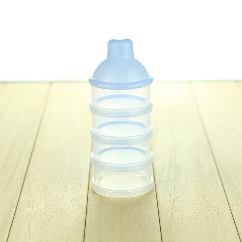 US 3-5 Layers Baby Milk Powder Formula Dispenser Stackable Storage Container Box