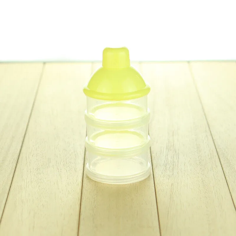 US 3-5 Layers Baby Milk Powder Formula Dispenser Stackable Storage Container Box