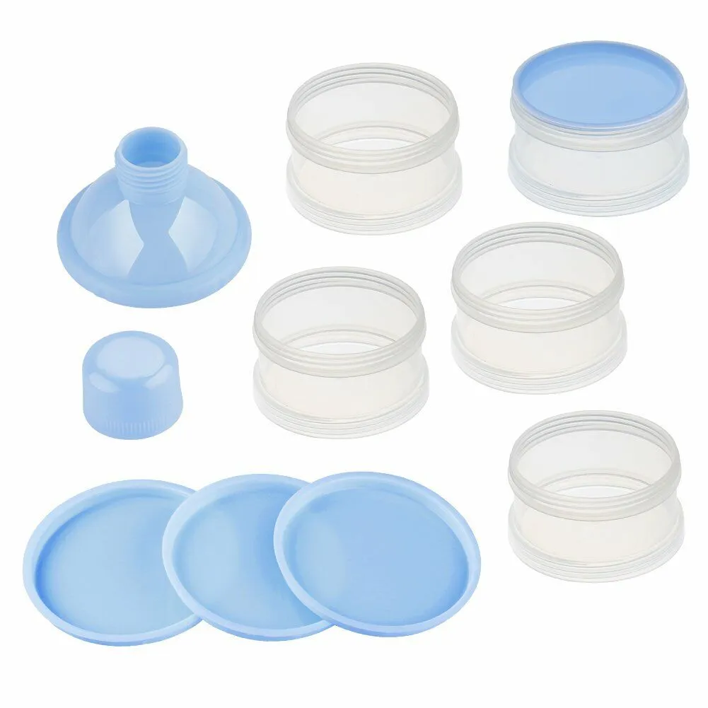 US 3-5 Layers Baby Milk Powder Formula Dispenser Stackable Storage Container Box