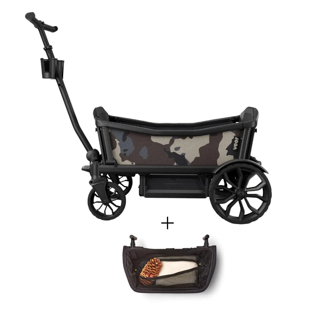 Veer Cruiser / Cruiser XL All-Terrain Wagon and Foldable Storage Basket Bundle