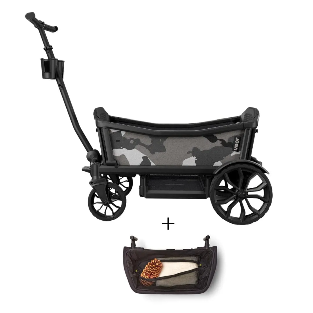 Veer Cruiser / Cruiser XL All-Terrain Wagon and Foldable Storage Basket Bundle
