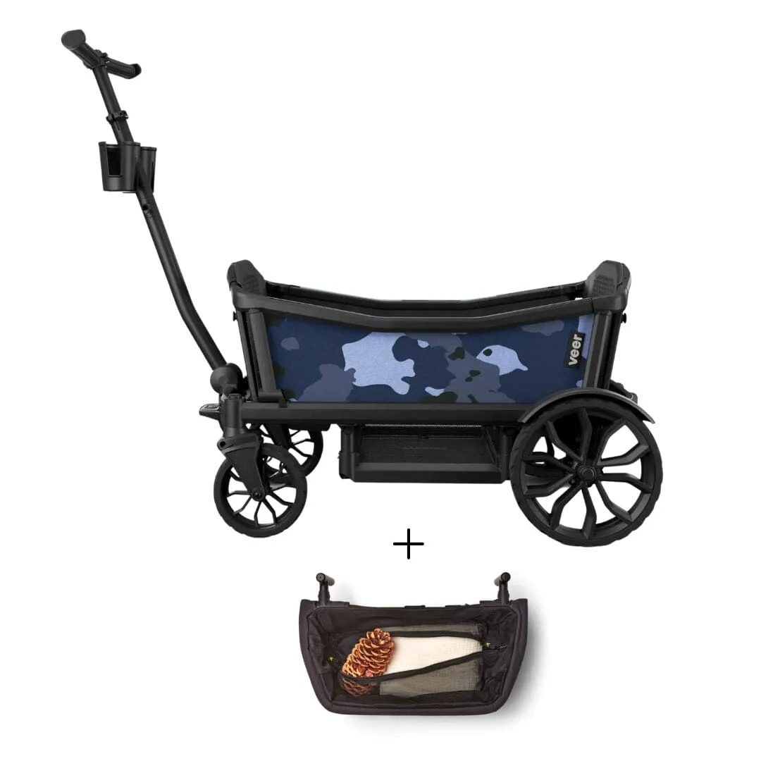 Veer Cruiser / Cruiser XL All-Terrain Wagon and Foldable Storage Basket Bundle