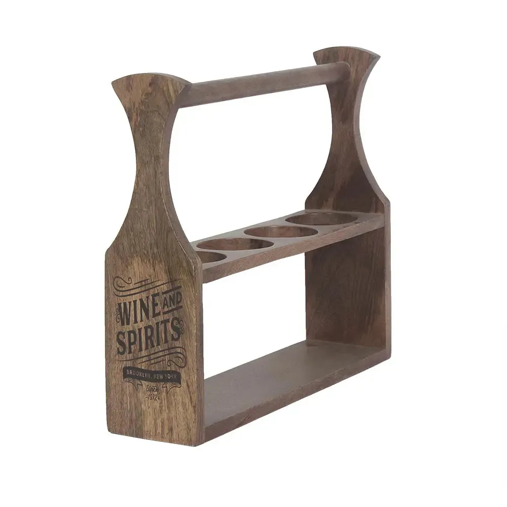 Walker's Wooden Beer Tray