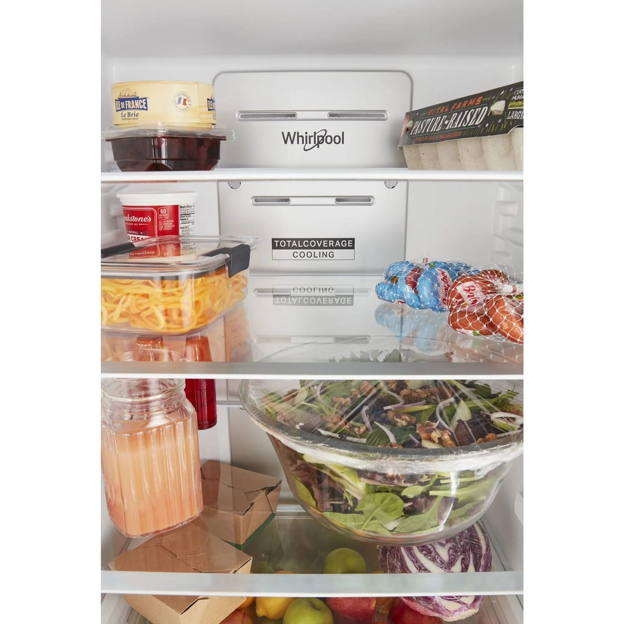 Whirlpool Bottom Mount Fridge (WRB543CMJV) - Black Stainless Finish