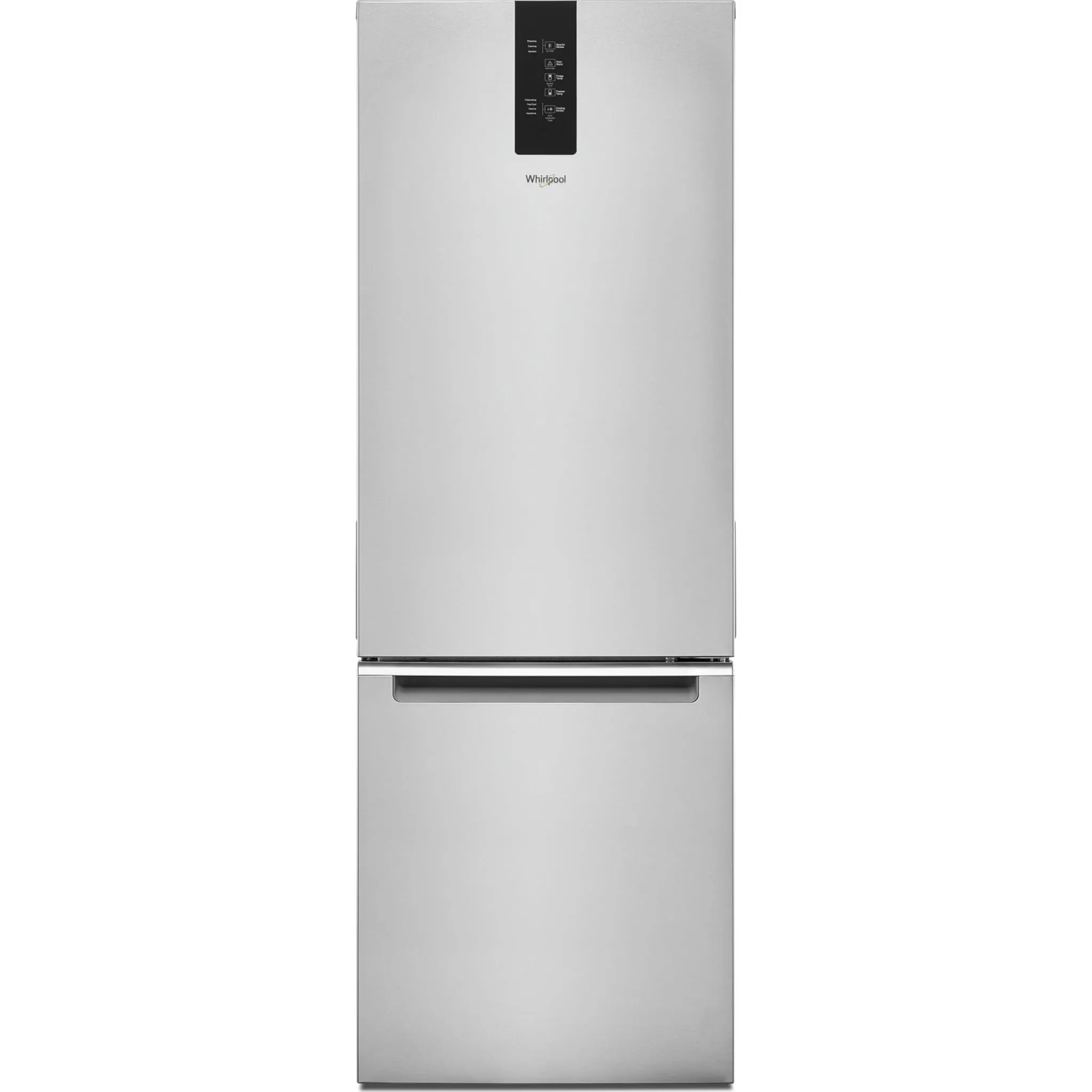 Whirlpool Bottom Mount Fridge (WRB543CMJZ) - Fingerprint-Resistant Stainless Finish