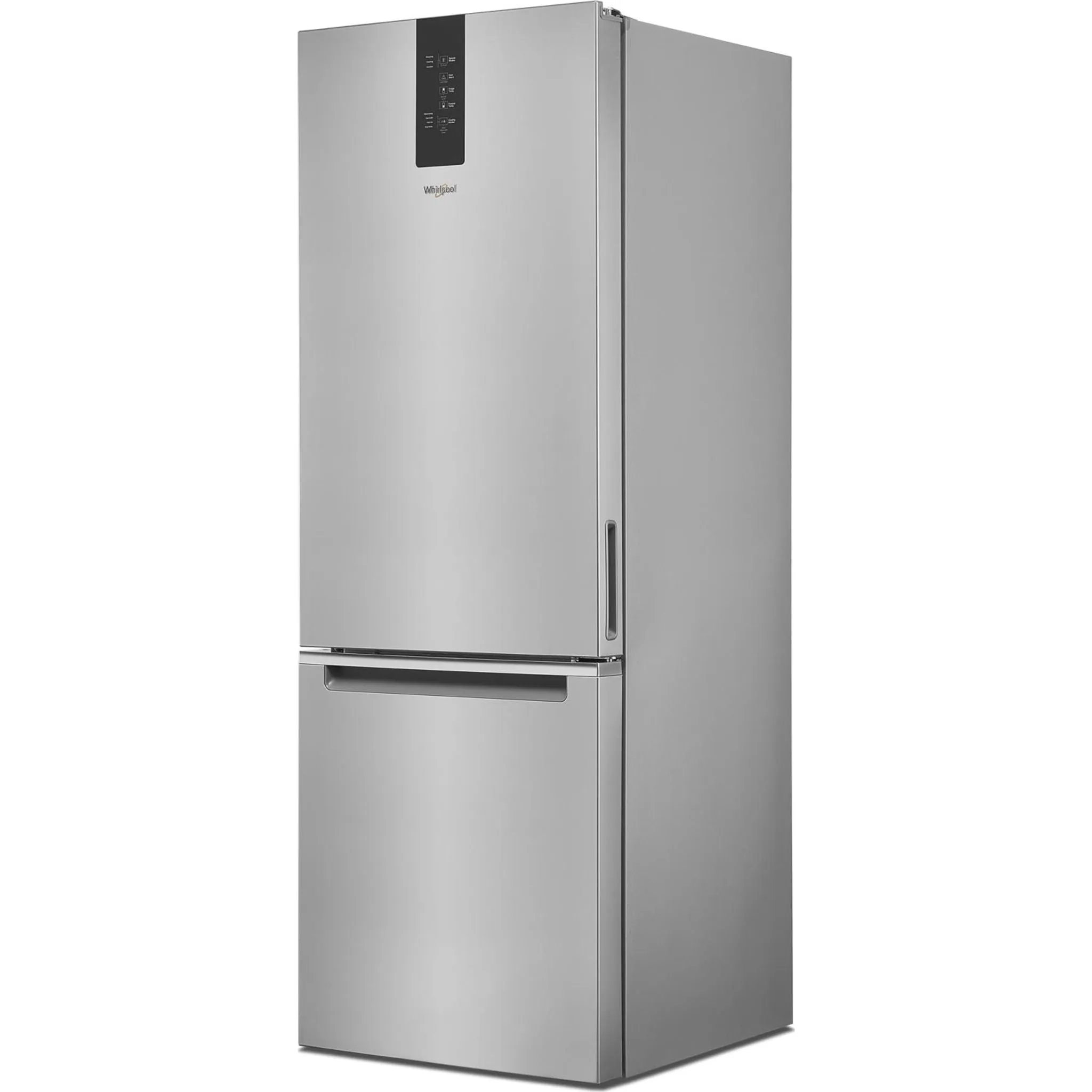 Whirlpool Bottom Mount Fridge (WRB543CMJZ) - Fingerprint-Resistant Stainless Finish