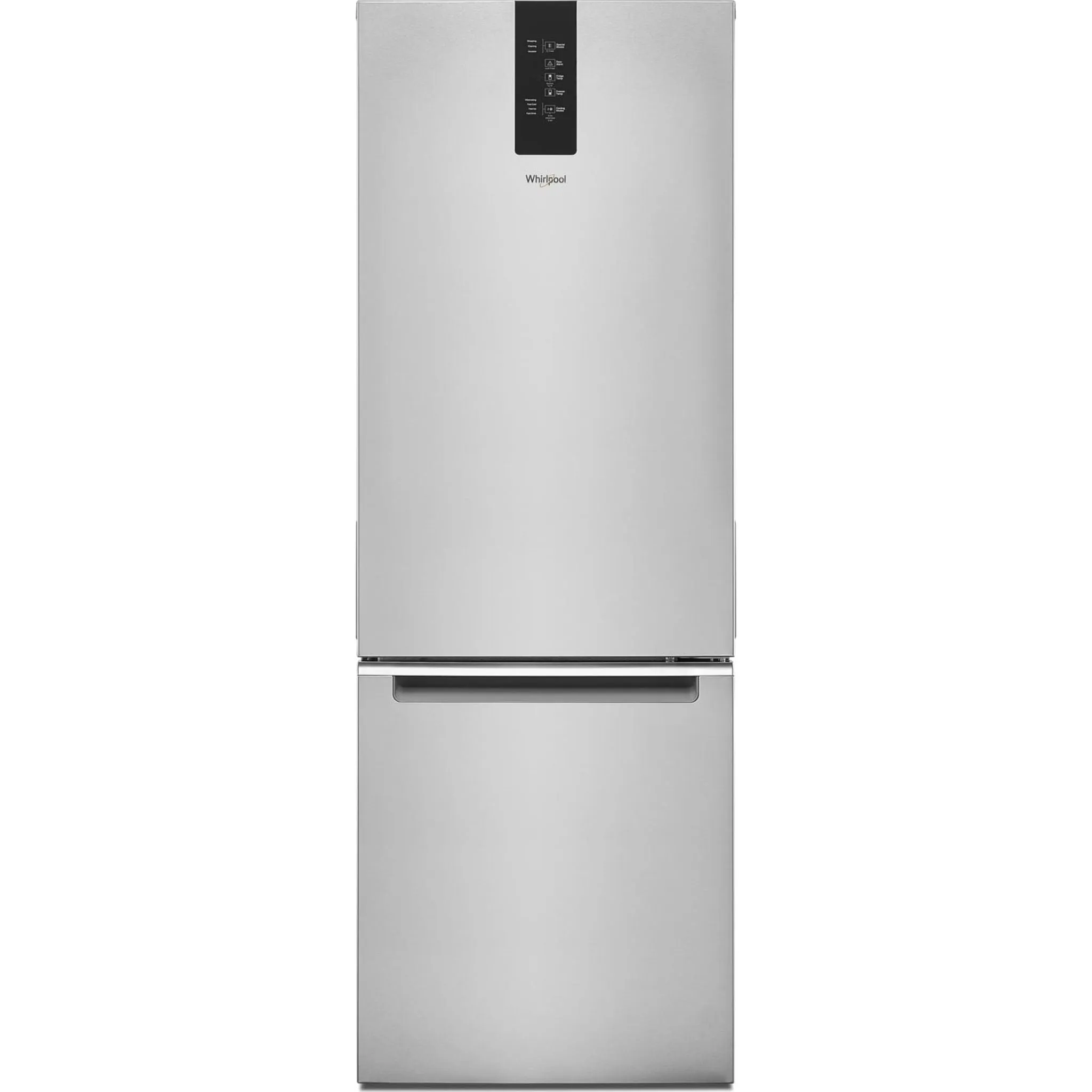 Whirlpool Bottom Mount Fridge (WRB543CMJZ) - Fingerprint-Resistant Stainless Finish