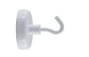 Zeüs Magentic Hooks 14 lb. 2 Pack WHITE (42410)